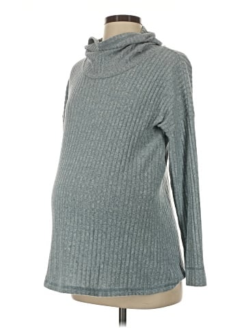 Isabel Maternity Turtleneck Sweater (view 1)