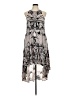 Free People Graphic Silver Cocktail Dress Size XL (estimated) - photo 1