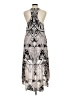 Free People Graphic Silver Cocktail Dress Size XL (estimated) - photo 2