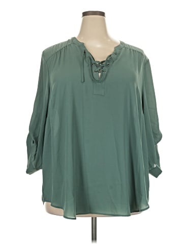 Torrid 3/4 Sleeve Blouse (view 1)