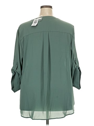 Torrid 3/4 Sleeve Blouse (view 2)