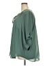 Torrid 100% Polyester Green 3/4 Sleeve Blouse Size 3X Plus (3) - photo 5