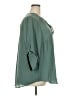 Torrid 100% Polyester Green 3/4 Sleeve Blouse Size 3X Plus (3) - photo 4