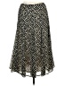 Kasper 100% Polyester Print Black Casual Skirt Size 14 - photo 2
