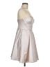 Aidan Mattox Metallic Silver Cocktail Dress Size 6 - photo 4