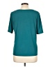 Tahari Teal Short Sleeve Blouse Size L - photo 2