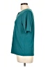 Tahari Teal Short Sleeve Blouse Size L - photo 5
