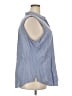 Croft & Barrow Blue Sleeveless Button-Down Shirt Size 2X - photo 4