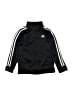 Adidas 100% Polyester Black Zip Up Hoodie Size 6 - photo 1