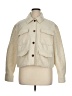 Express 100% Polyester Ivory Faux Fur Jacket Size XL - photo 1