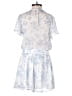 Mi ami 100% Polyester Blue White Casual Dress Size S - photo 2