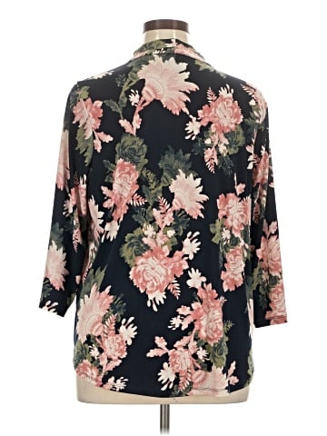 JM Collection 3/4 Sleeve Blouse (view 2)