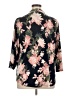 JM Collection Floral Black 3/4 Sleeve Blouse Size 1X - photo 2