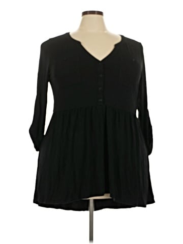 Torrid 3/4 Sleeve Blouse (view 1)