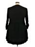Torrid Black 3/4 Sleeve Blouse Size 3X Plus (3) - photo 2