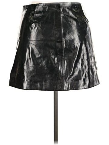 J.Crew Collection Faux Leather Skirt (view 2)