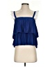 Koch 100% Polyester Blue Sleeveless Blouse Size M - photo 1