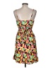 Nine West 100% Rayon Print Orange Cocktail Dress Size M - photo 2