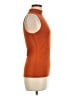 Express Orange Short Sleeve Turtleneck Size M - photo 4