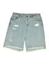Future Collective Blue Denim Shorts Size 10 - photo 1