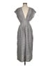 Max Studio Print Gray Casual Dress Size S - photo 1