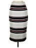 Express Stripes Gray Casual Skirt Size 4 - photo 1