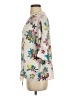 Cherish 100% Polyester Floral Ivory 3/4 Sleeve Blouse Size S - photo 5