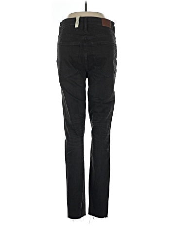 Madewell Tall Curvy High-Rise Skinny Jeans in Black Sea (view 2)