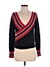 C/MEO Collective Stripes Black Pullover Sweater Size S - photo 1