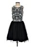 Aidan Mattox 100% Polyester Black Cocktail Dress Size 2 - photo 1