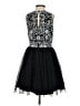 Aidan Mattox 100% Polyester Black Cocktail Dress Size 2 - photo 2