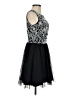 Aidan Mattox 100% Polyester Black Cocktail Dress Size 2 - photo 4