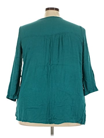 One World 3/4 Sleeve Blouse (view 2)