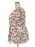 Torrid 100% Polyester Tan Short Sleeve Blouse Size 2X Plus (2) - photo 5