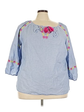 Talbots Outlet 3/4 Sleeve T-Shirt (view 1)