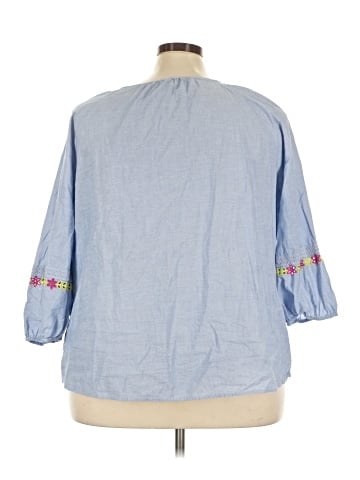 Talbots Outlet 3/4 Sleeve T-Shirt (view 2)