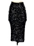Aqua 100% Polyester Stars Black Formal Skirt Size XS - photo 1