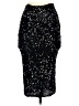 Aqua 100% Polyester Stars Black Formal Skirt Size XS - photo 2