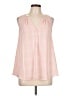 Candie's 100% Polyester Pink Sleeveless Blouse Size L - photo 1