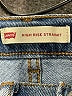 Levi's Hearts Blue Jeans Size 8 - photo 3