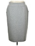 Halogen Solid Gray Casual Skirt Size M - photo 1