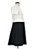 Theory Color Block Ivory Casual Dress Size M - photo 4
