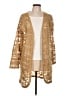 Chico's 100% Polyester Gold Cardigan Size Lg (2) - photo 1