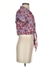 Millau 100% Polyester Red Short Sleeve Blouse Size XS - photo 4