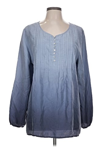 J.Jill Long Sleeve Silk Top (view 1)