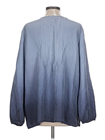 J.Jill Long Sleeve Silk Top (view 2)