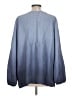 J.Jill 100% Silk Blue Long Sleeve Silk Top Size L - photo 2