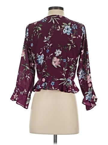 Timing 3/4 Sleeve Blouse (view 2)