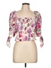 Express Pink 3/4 Sleeve Blouse Size L - photo 1