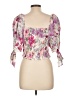 Express Pink 3/4 Sleeve Blouse Size L - photo 2